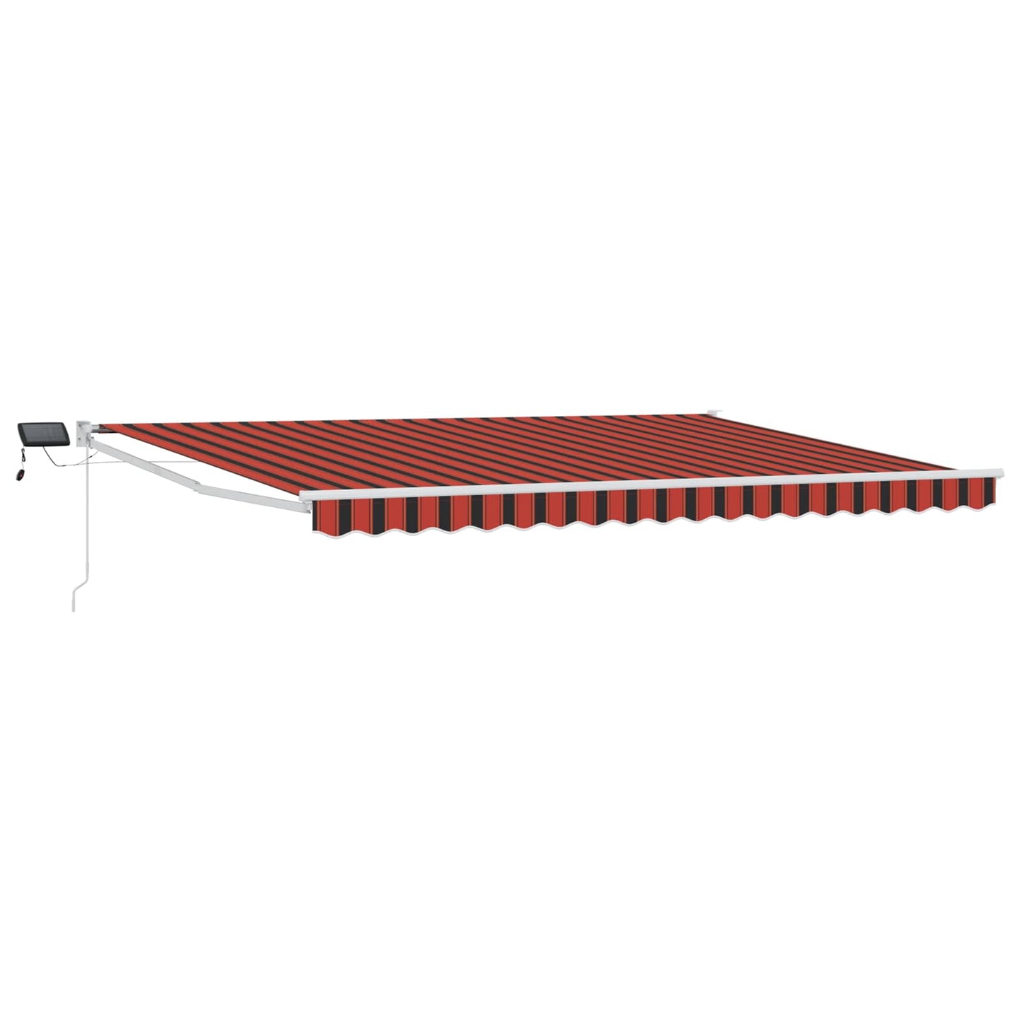 Manual Retractable Awning with LEDs 5 x 3 m