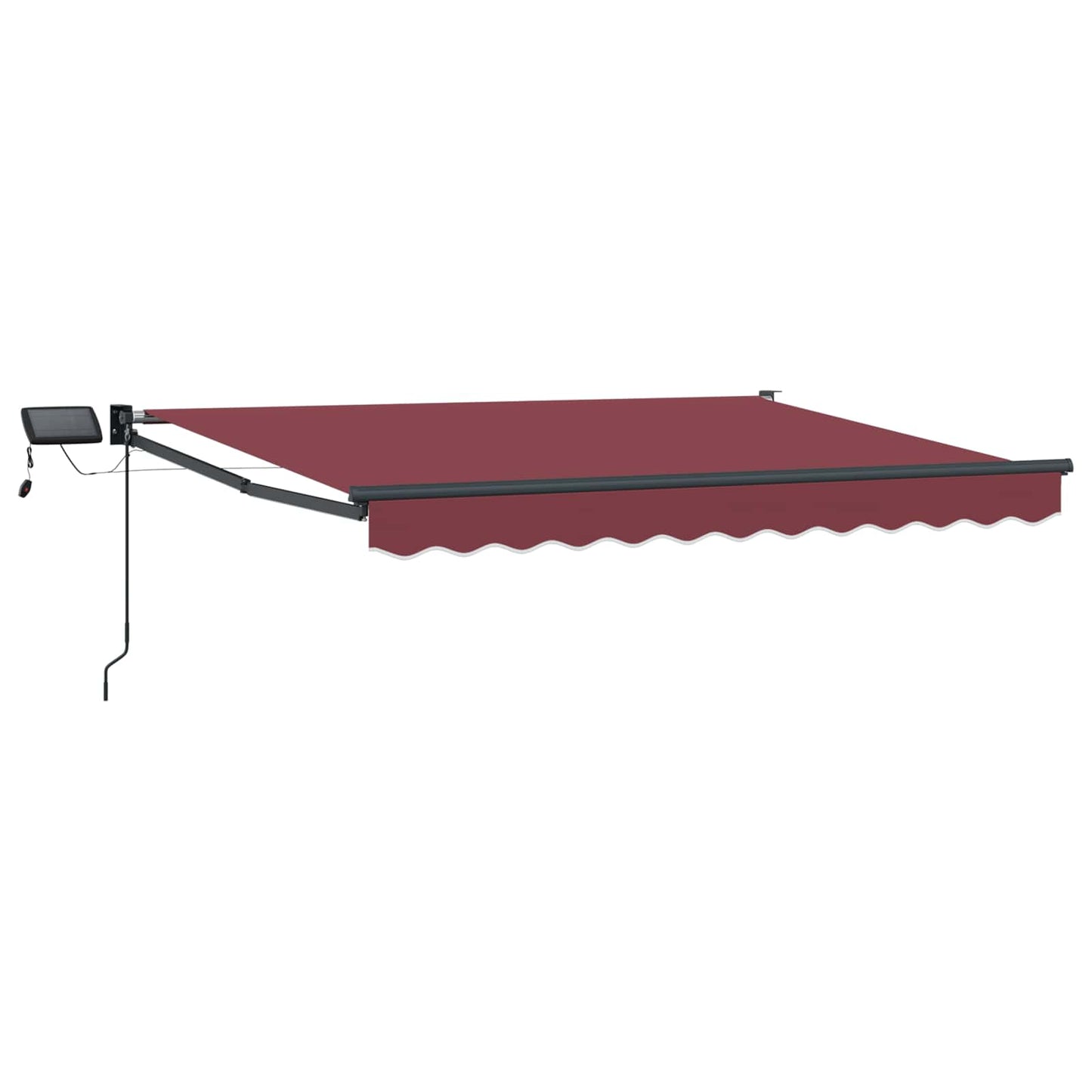 Manual Retractable Awning with LEDs 2.5 x 2 m
