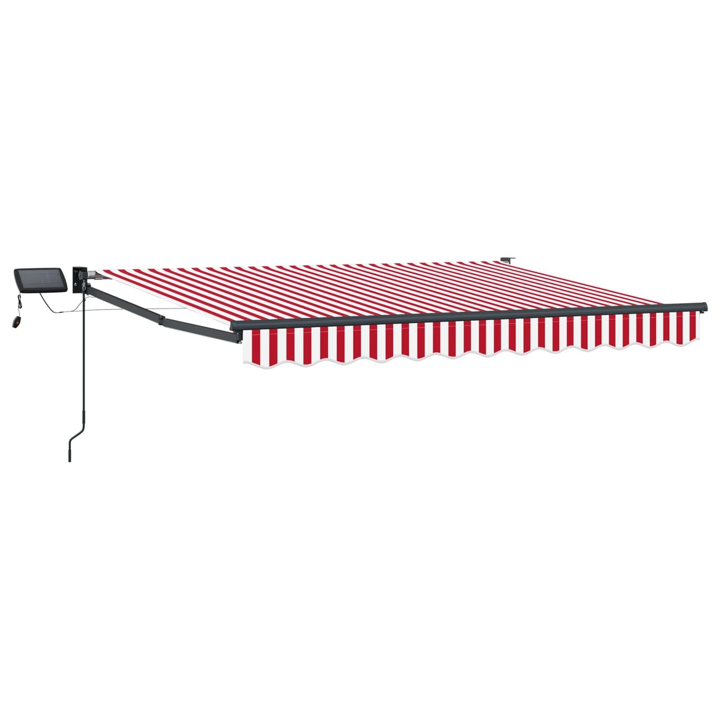 Manual Retractable Awning with LEDs 2.5 x 2 m