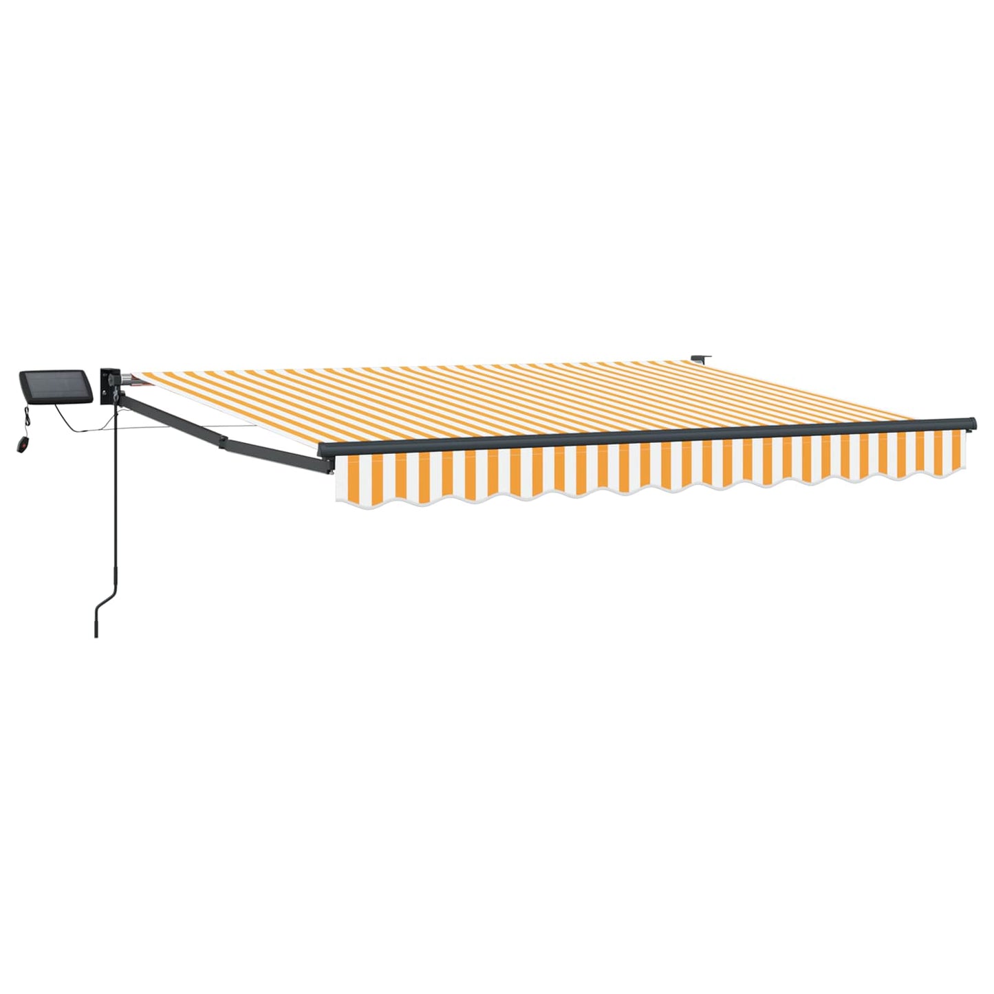 Manual Retractable Awning with LEDs 3 x 2 m