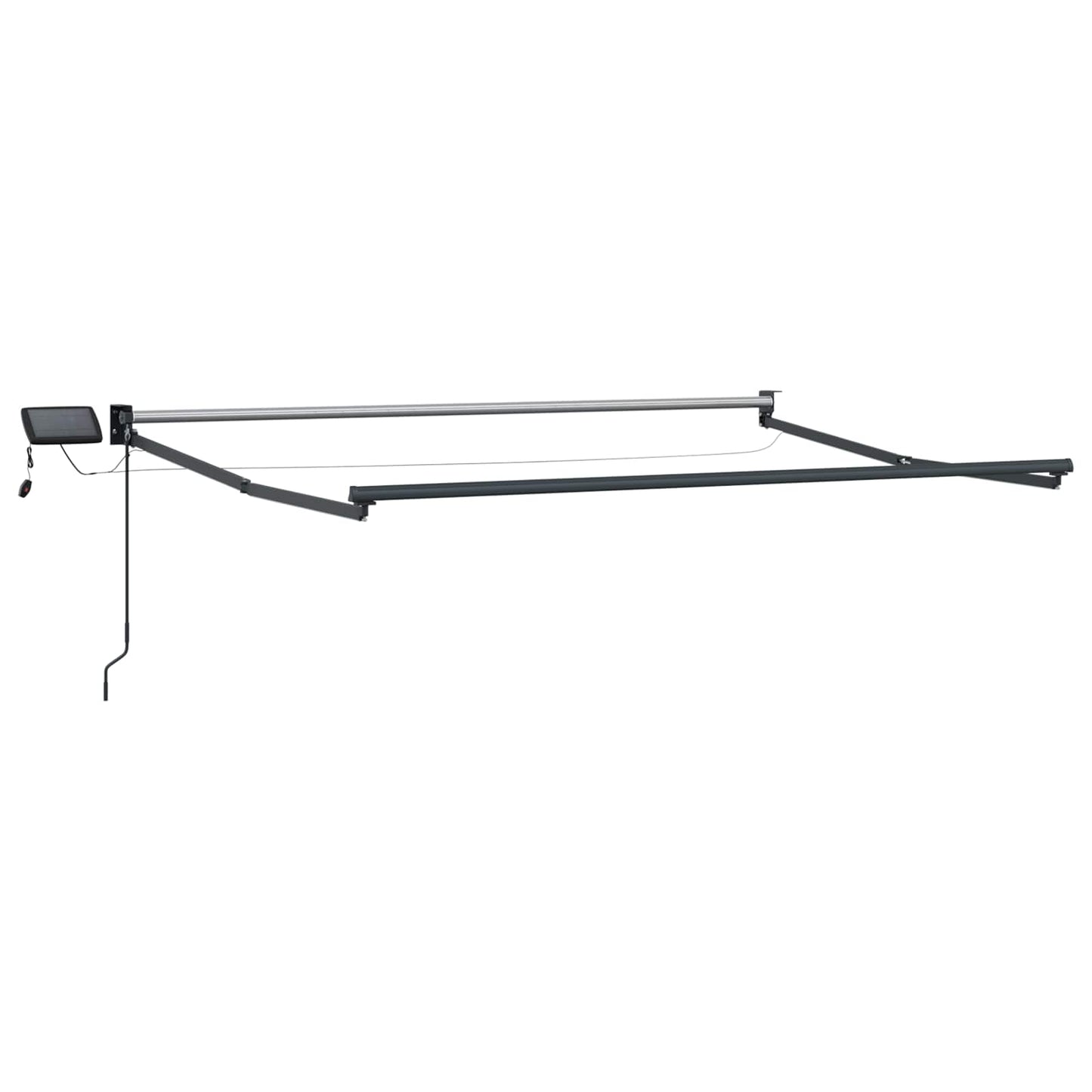 Manual Retractable Awning with LEDs 3 x 2 m