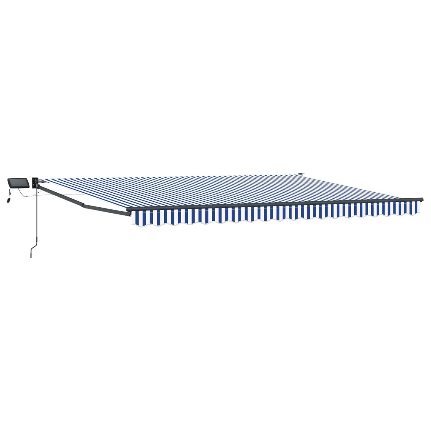Manual Retractable Awning with LEDs 4 x 2 m