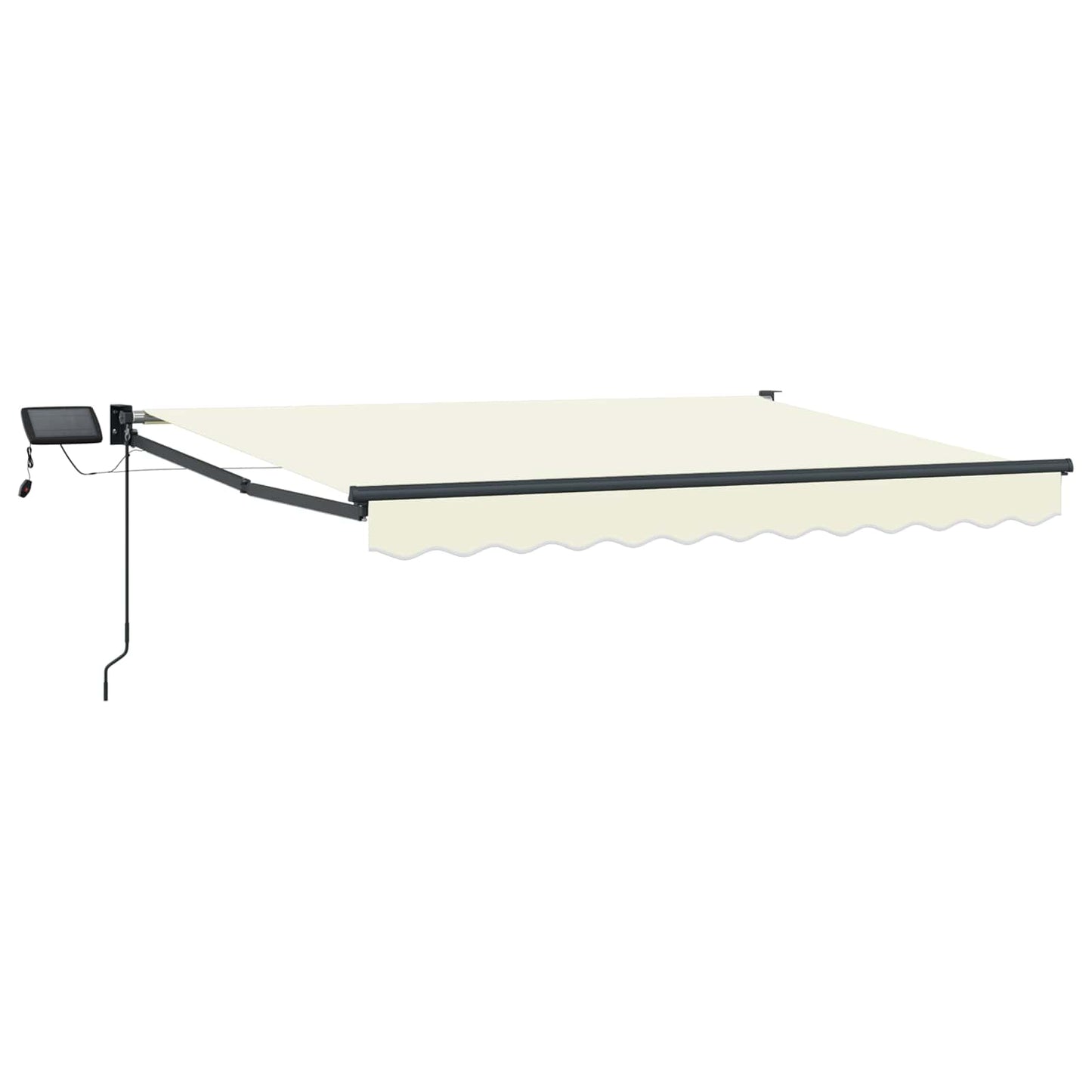 Manual Retractable Awning with LEDs 3 x 2.5 m