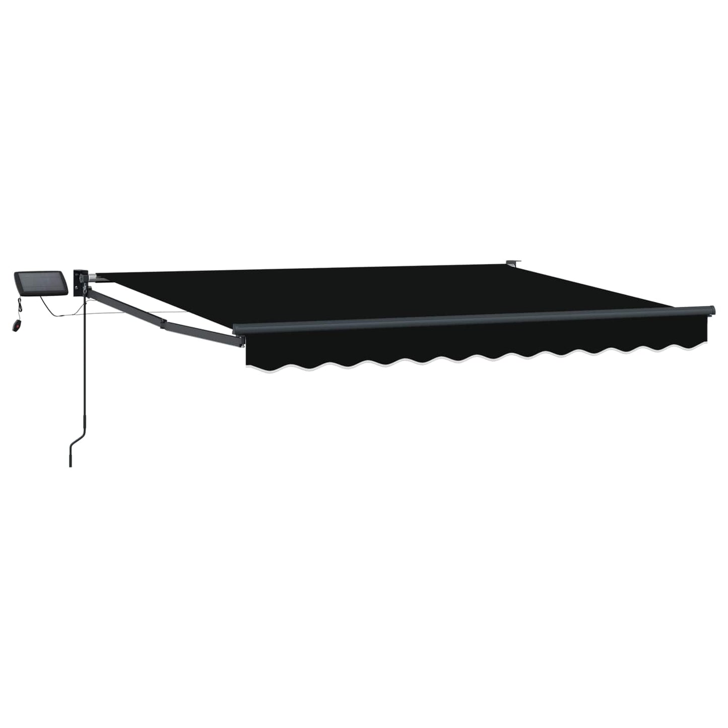 Manual Retractable Awning with LEDs 3.5 x 2.5 m