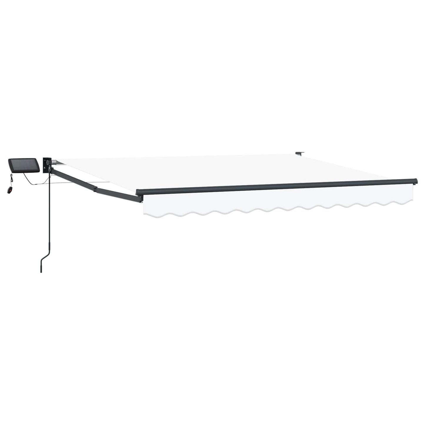 Manual Retractable Awning with LEDs 3.5 x 2.5 m