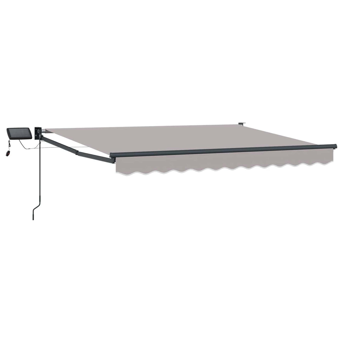 Manual Retractable Awning with LEDs 3.5 x 2.5 m