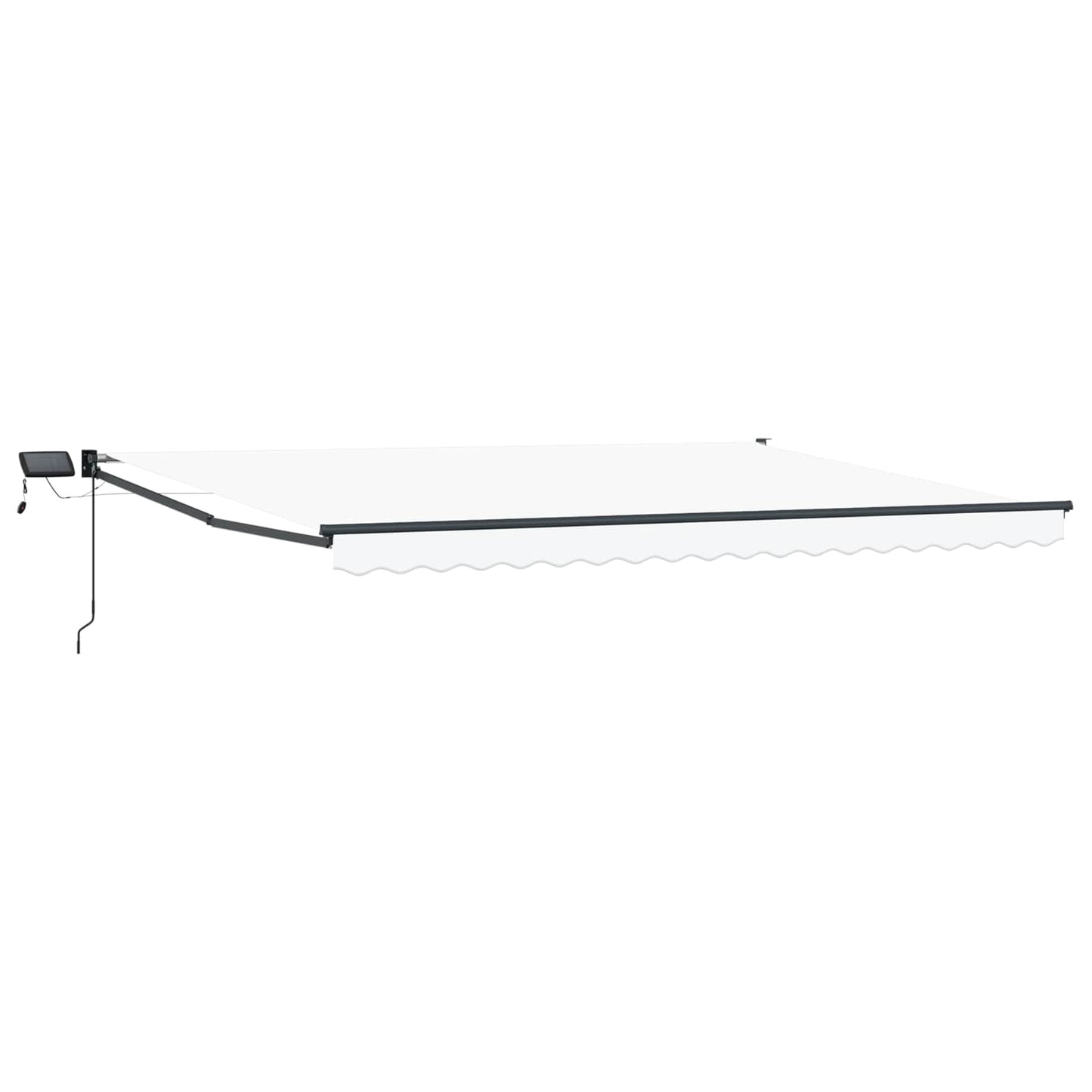 Manual Retractable Awning with LEDs 4.5 x 3 m