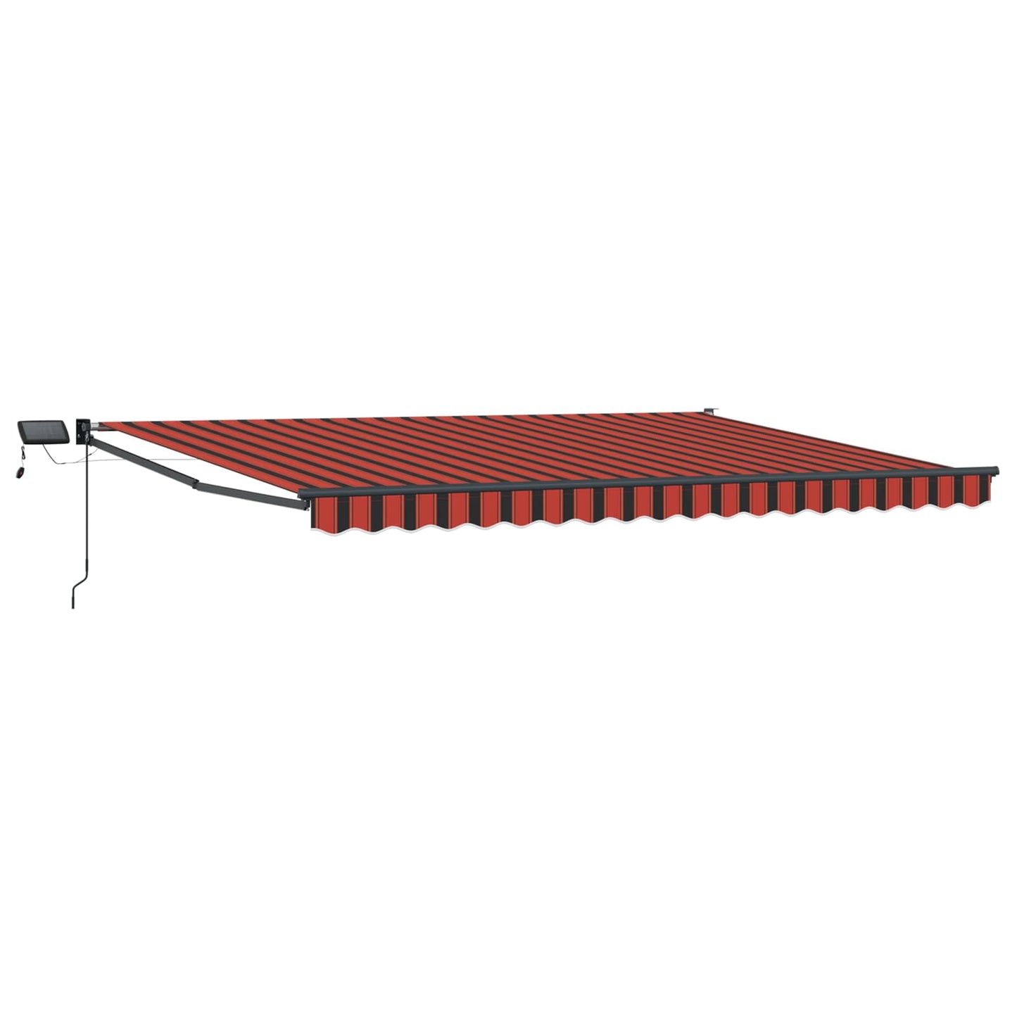 Manual Retractable Awning with LEDs 5 x 3 m