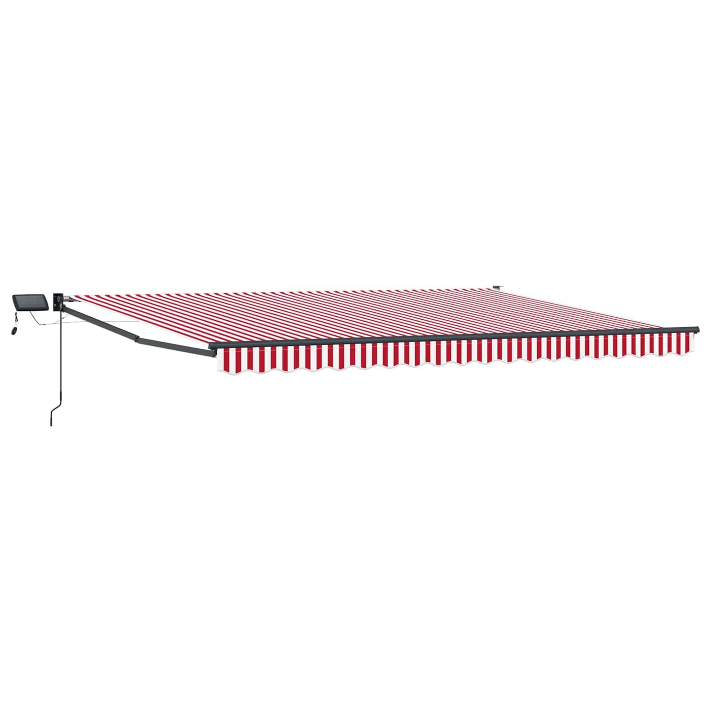 Manual Retractable Awning with LEDs 5 x 3 m