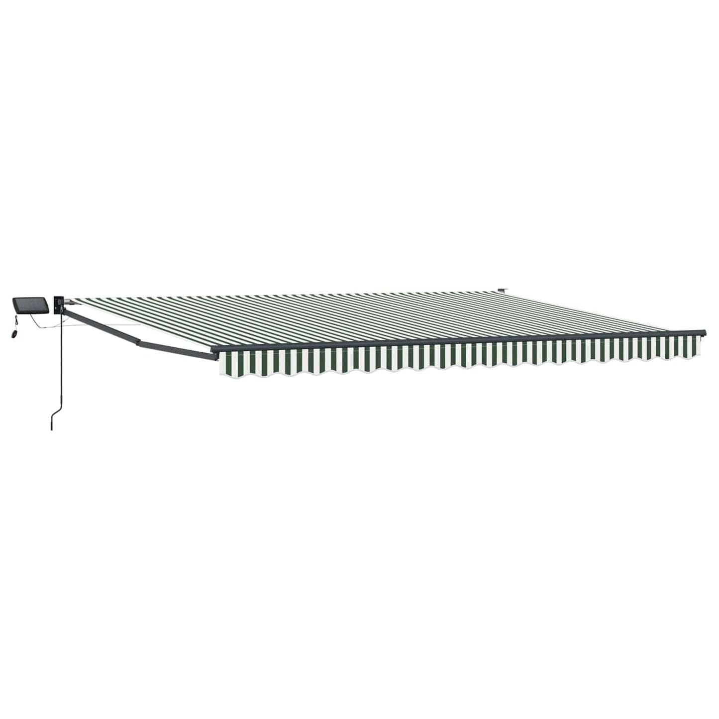 Manual Retractable Awning with LEDs 5 x 3 m