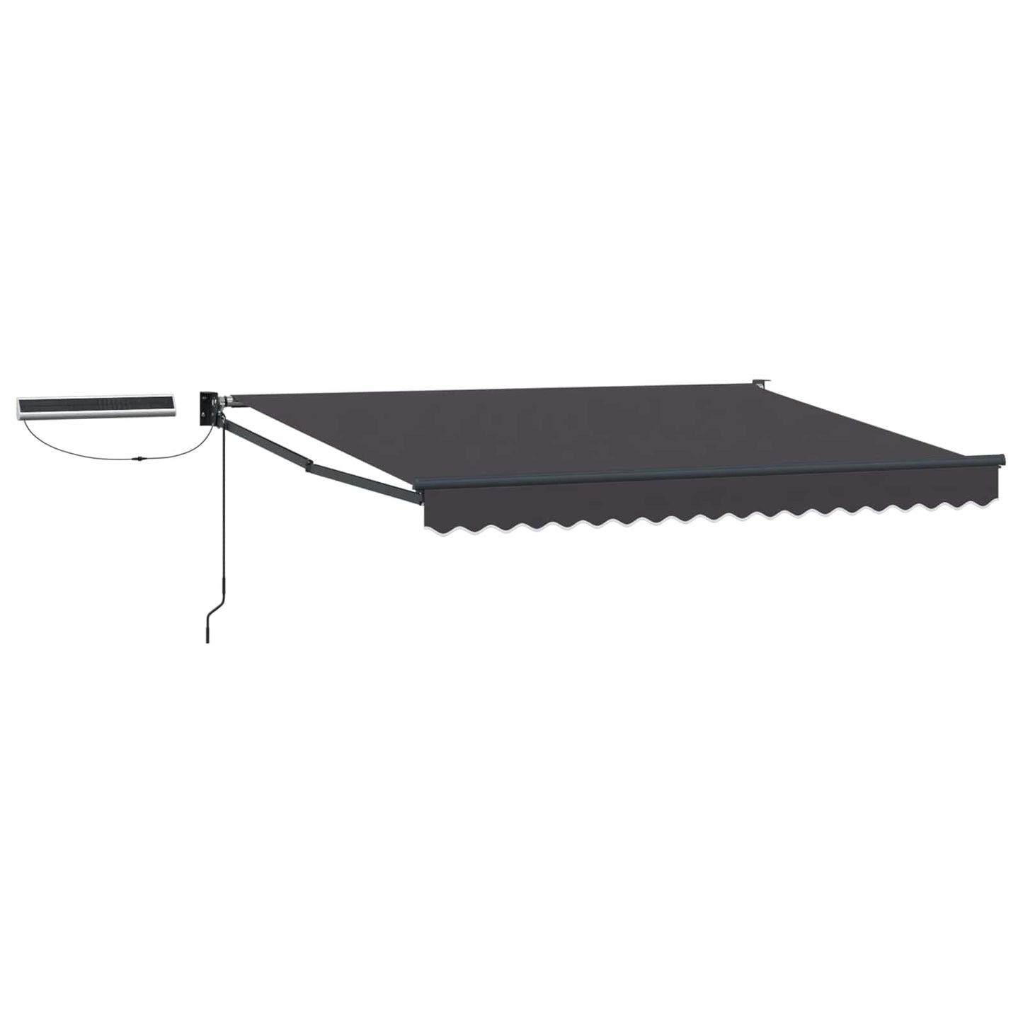Electric Retractable Awning Anthracite 3.5 x 2.5 m