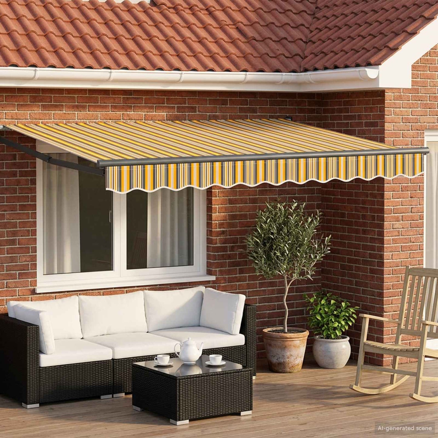 Electric Retractable Awning 3.5 x 2.5 m