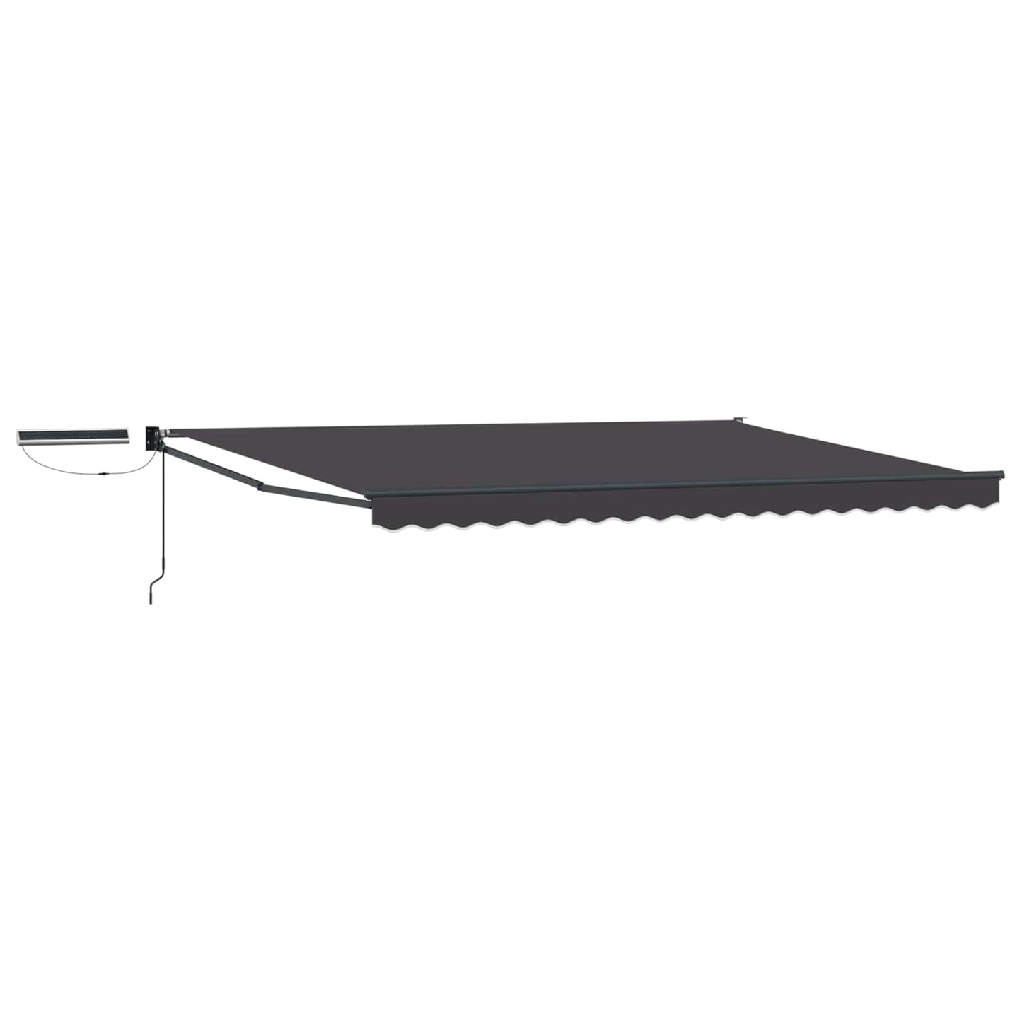 Electric Retractable Awning Anthracite 4.5 x 3 m