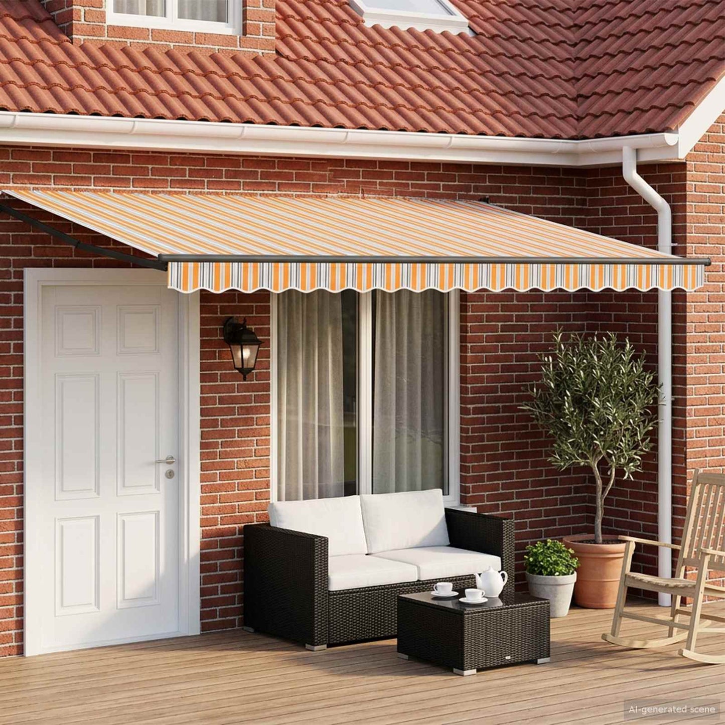 Electric Retractable Awning 4.5 x 3 m