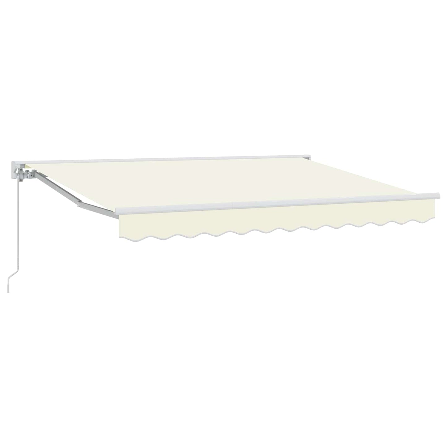 Manual Retractable Awning Cream 3 x 2.5 m