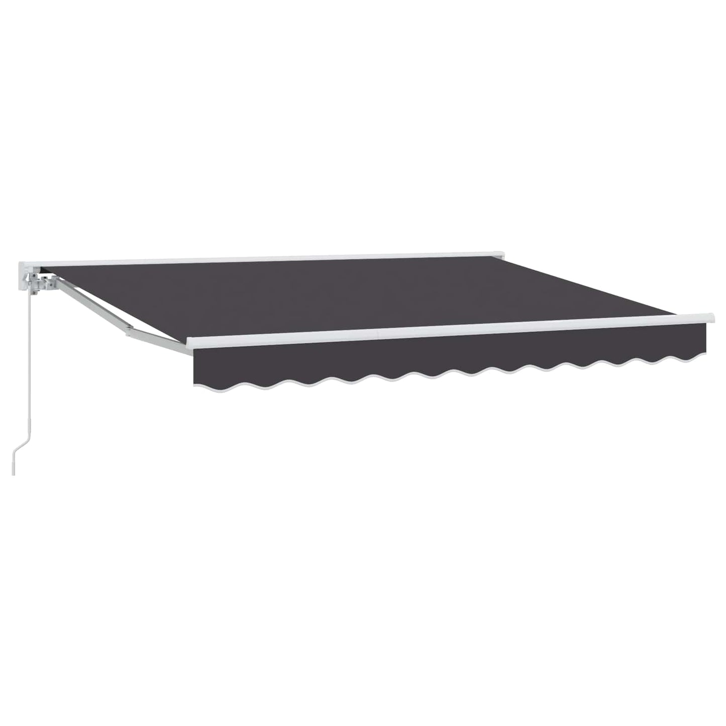 Manual Retractable Awning Anthracite 3 x 2.5 m