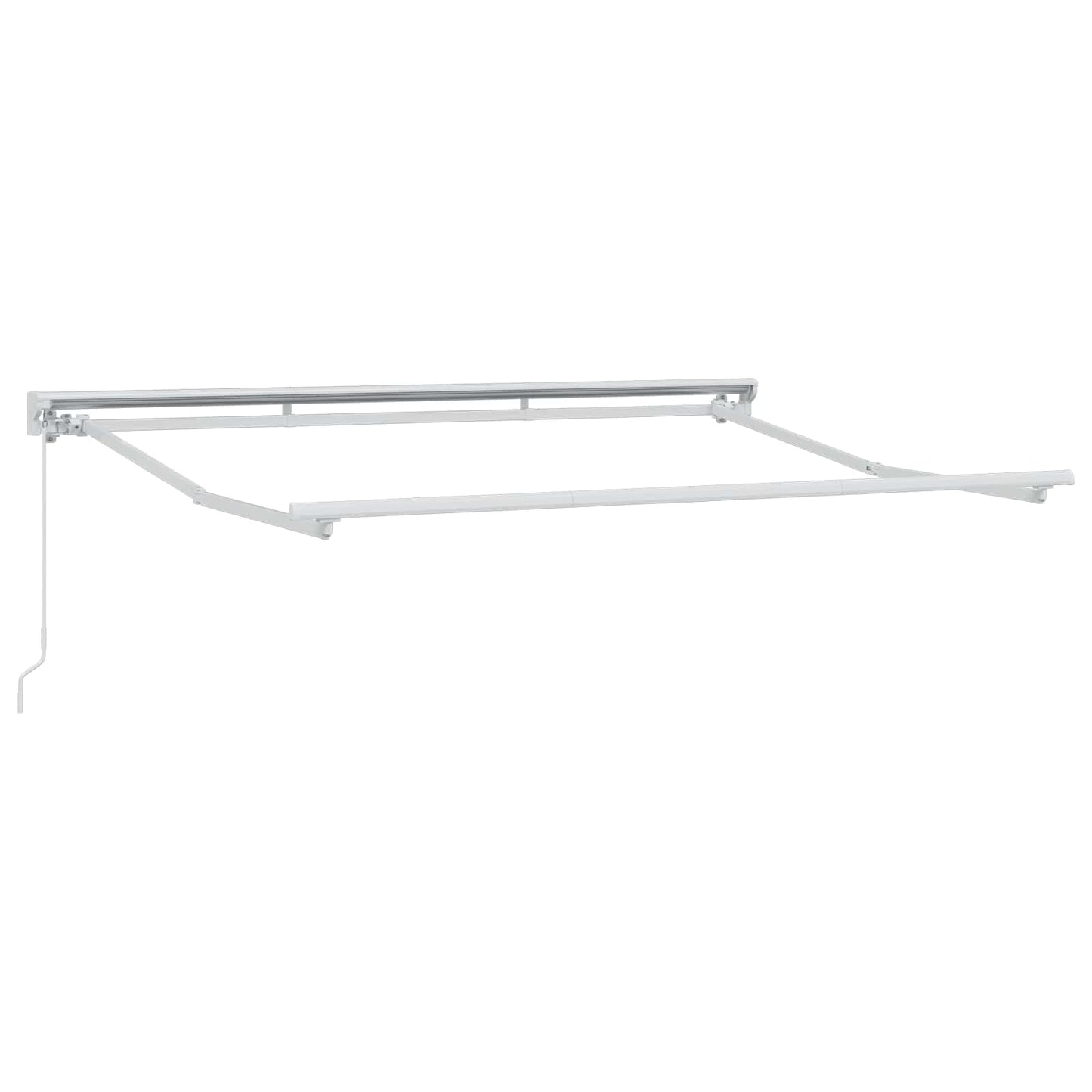 Manual Retractable Awning Burgundy 3 x 2.5 m