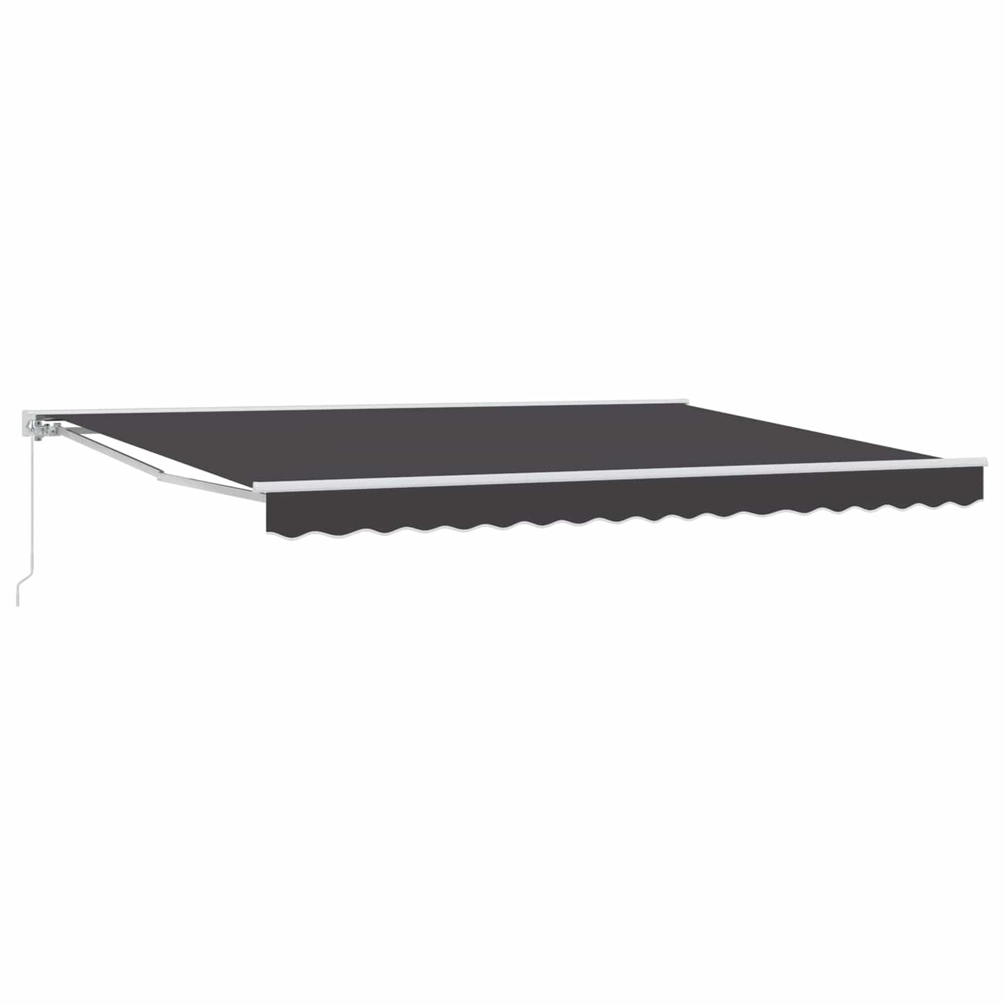 Manual Retractable Awning Anthracite 4 x 3 m