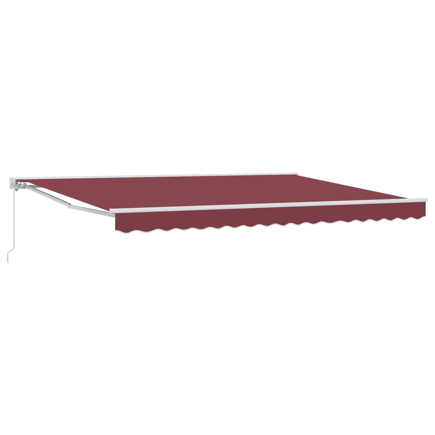 Manual Retractable Awning Burgundy 4.5 x 3 m