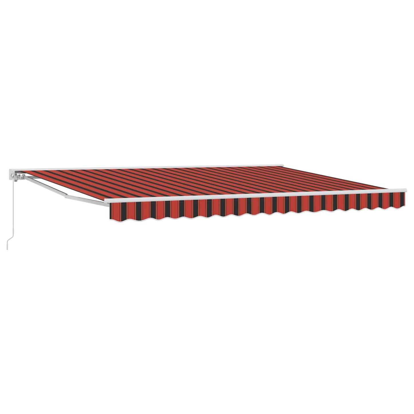 Manual Retractable Awning Orange, Black and Yellow 5 x 3 m