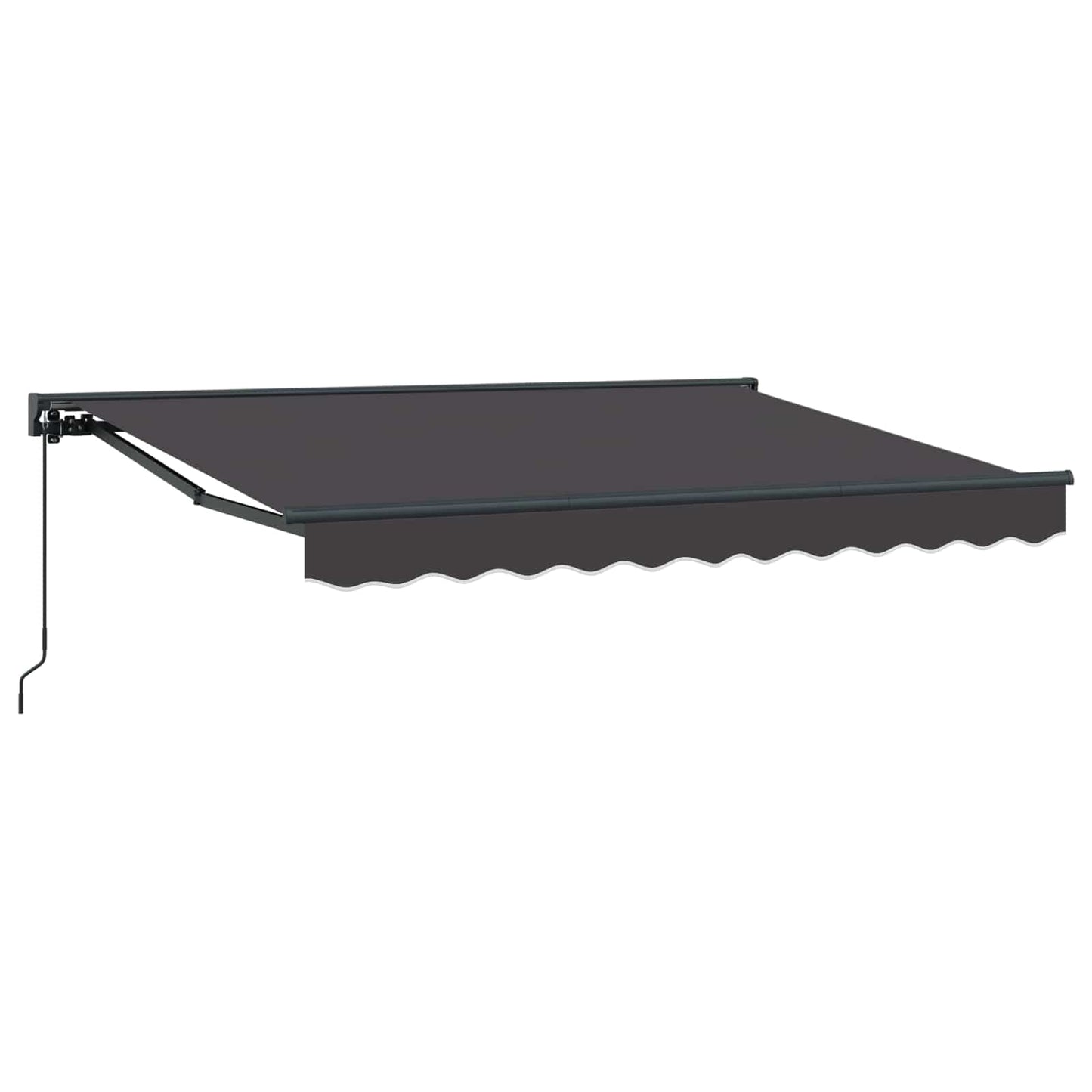 Manual Retractable Awning Anthracite 3 x 2 m