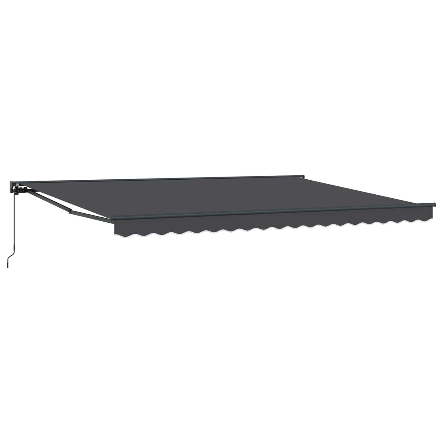 Manual Retractable Awning Anthracite 4.5 x 3.5 m