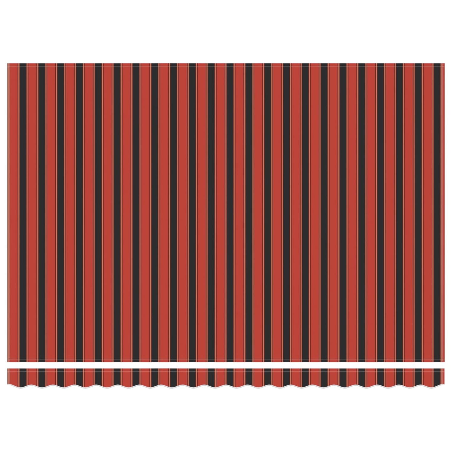 Manual Retractable Awning Orange, Black and Yellow 4.5 x 3.5 m