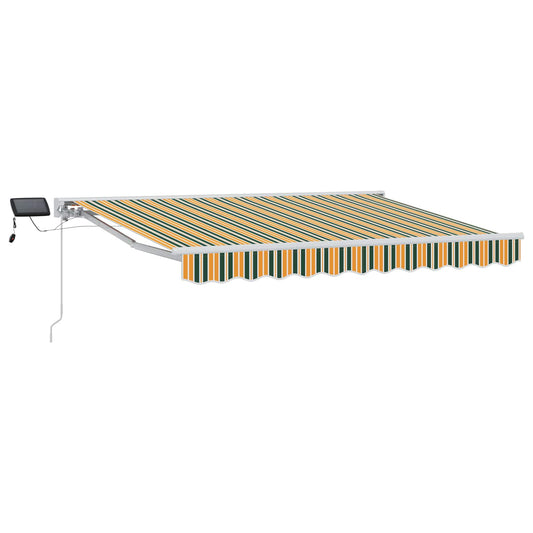 Manual Awning Frame with LEDs 3.5 x 2.5 m