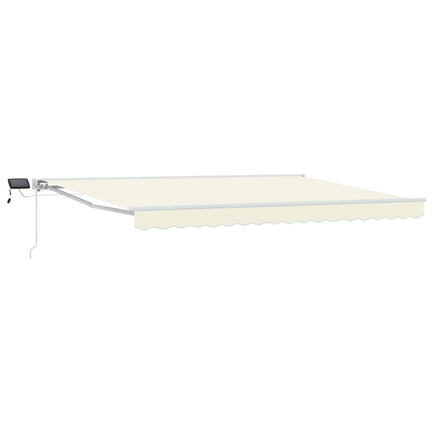 Cream and White 4 x 3.5 m Polyester with PU coating