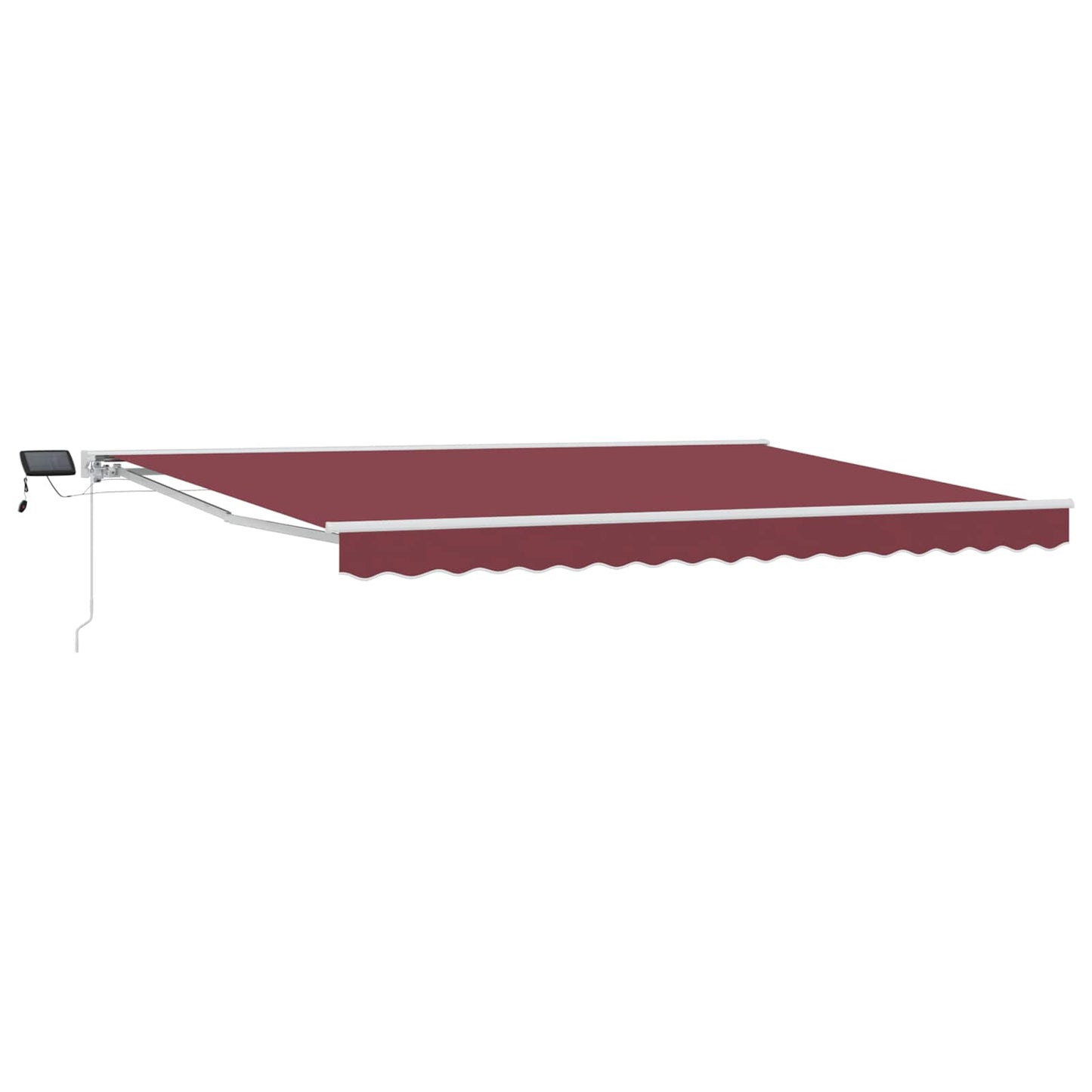 Burgundy and White 4.5 x 3.5 m Polyester with PU coating