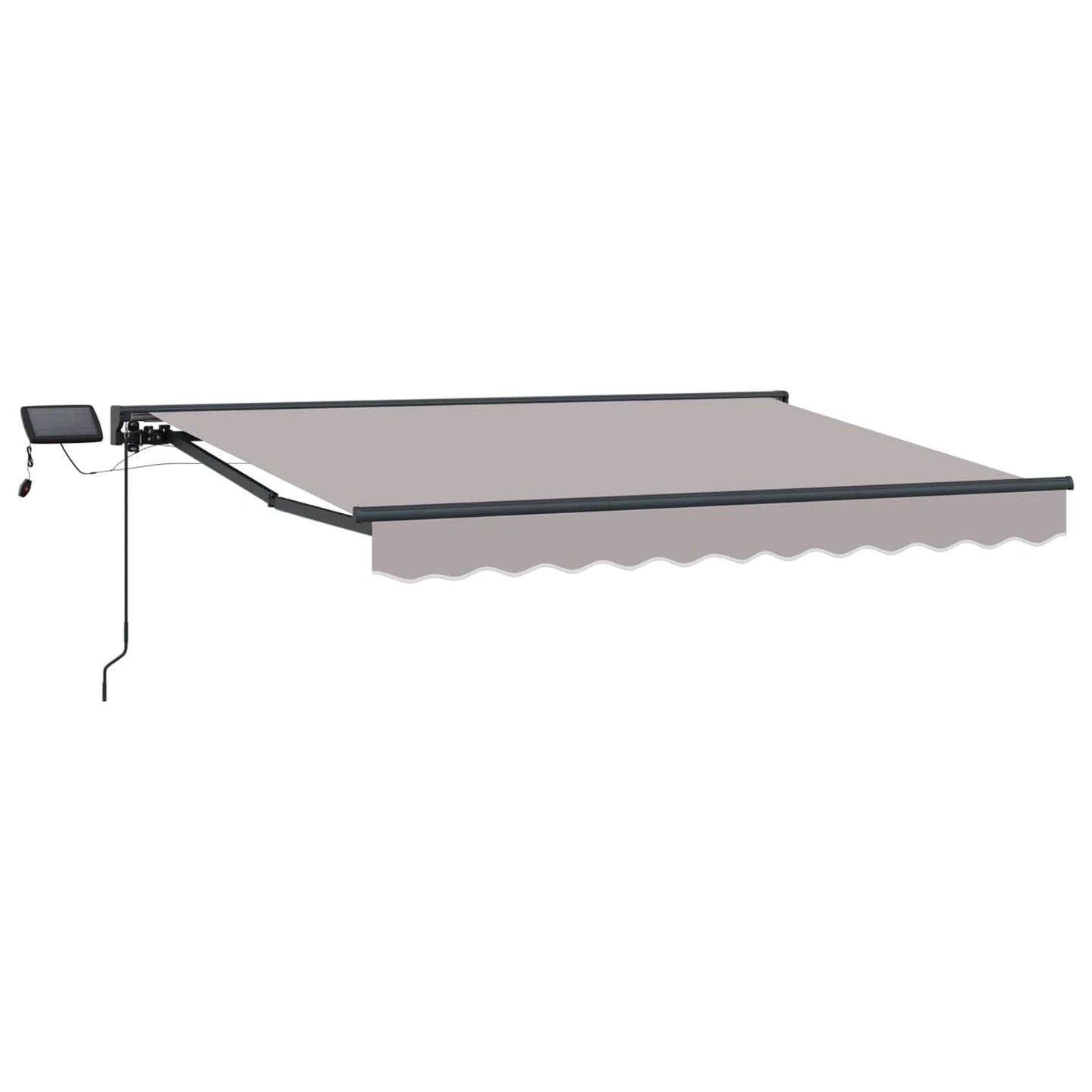 Light Grey and Anthracite 2.5 x 2 m Polyester with PU coating