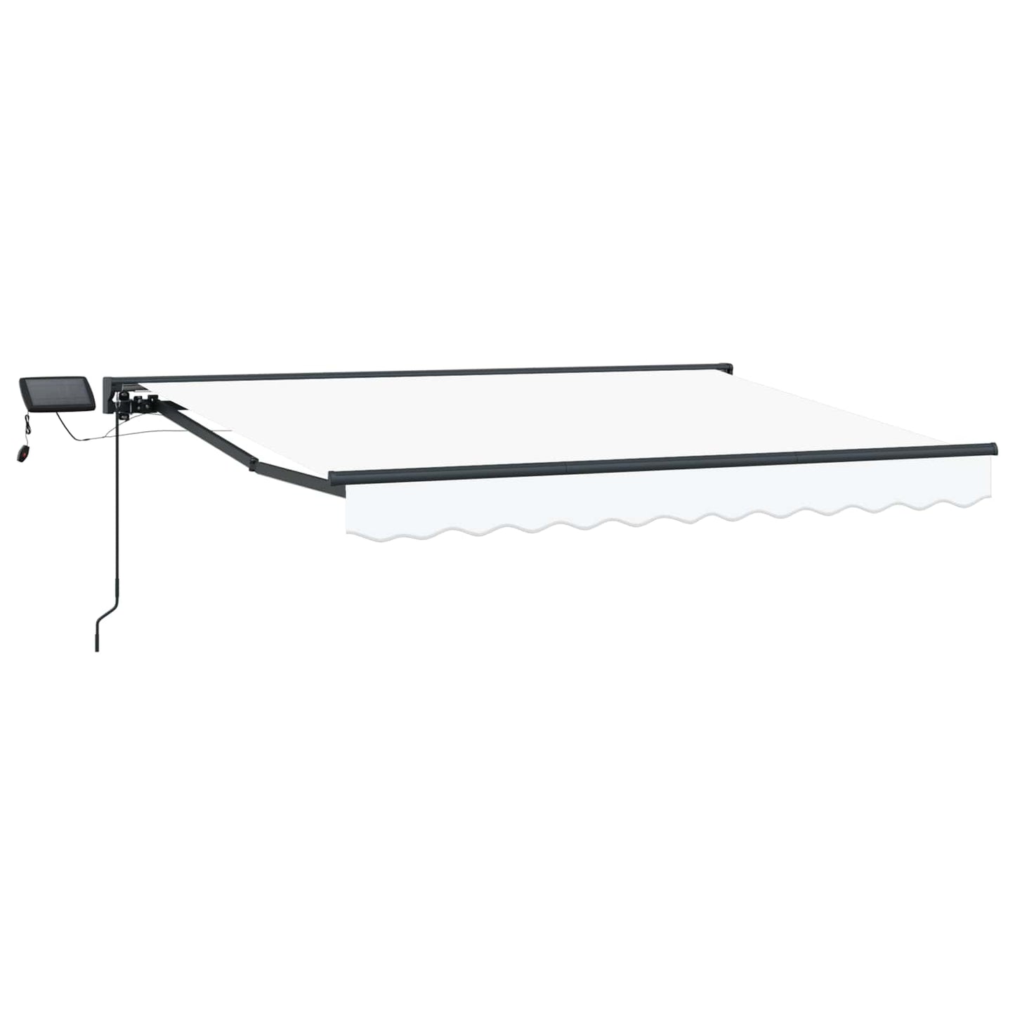 White and Anthracite 3.5 x 2 m Polyester with PU coating