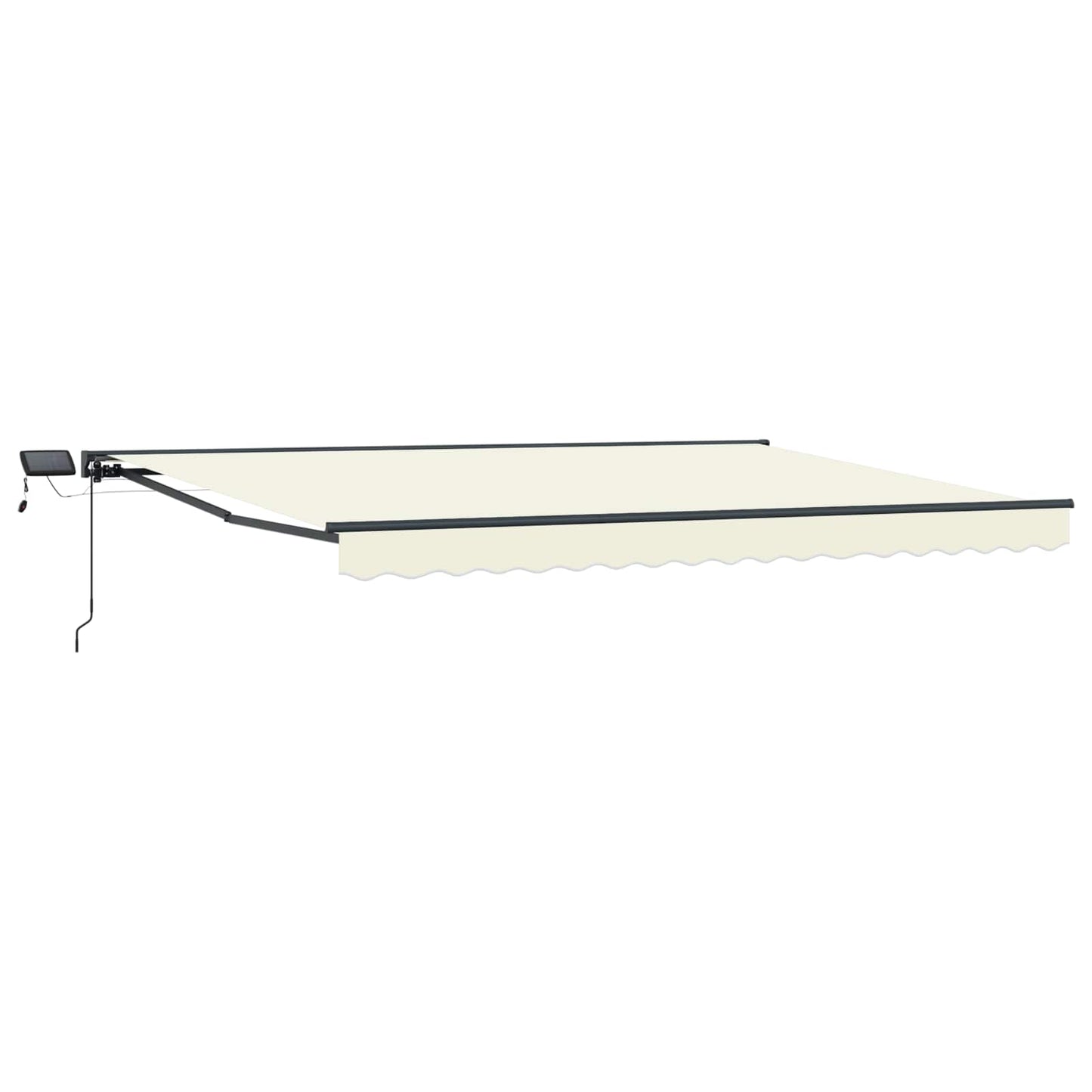 Cream and Anthracite 4 x 2 m Polyester with PU coating