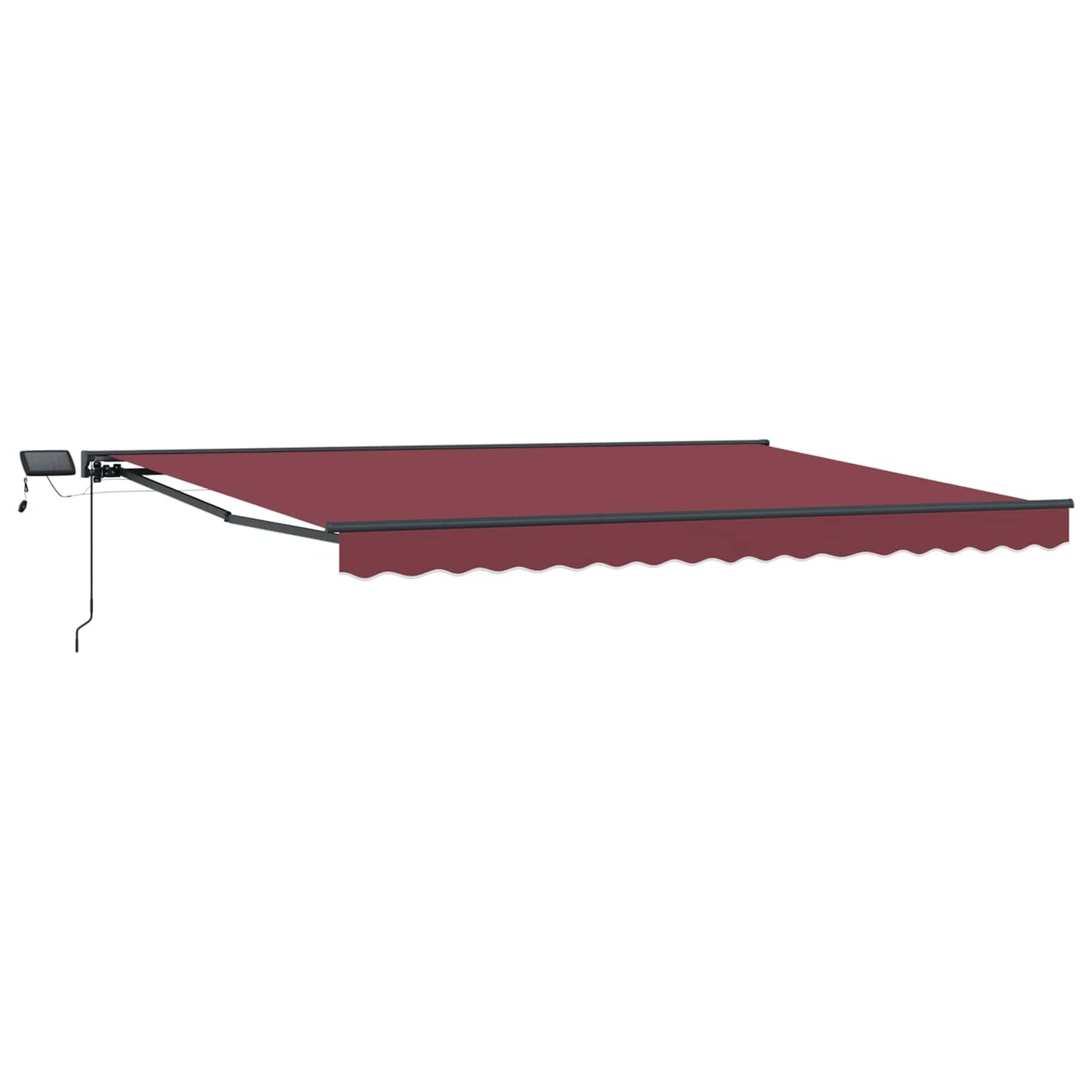 Burgundy and Anthracite 4.5 x 3 m Polyester with PU coating