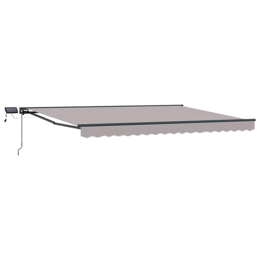 Manual Awning Frame with LEDs 4.5 x 3 m