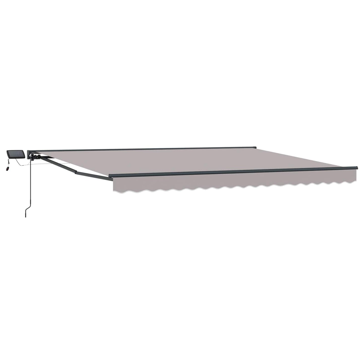 Light Grey and Anthracite 4.5 x 3.5 m Polyester with PU coating