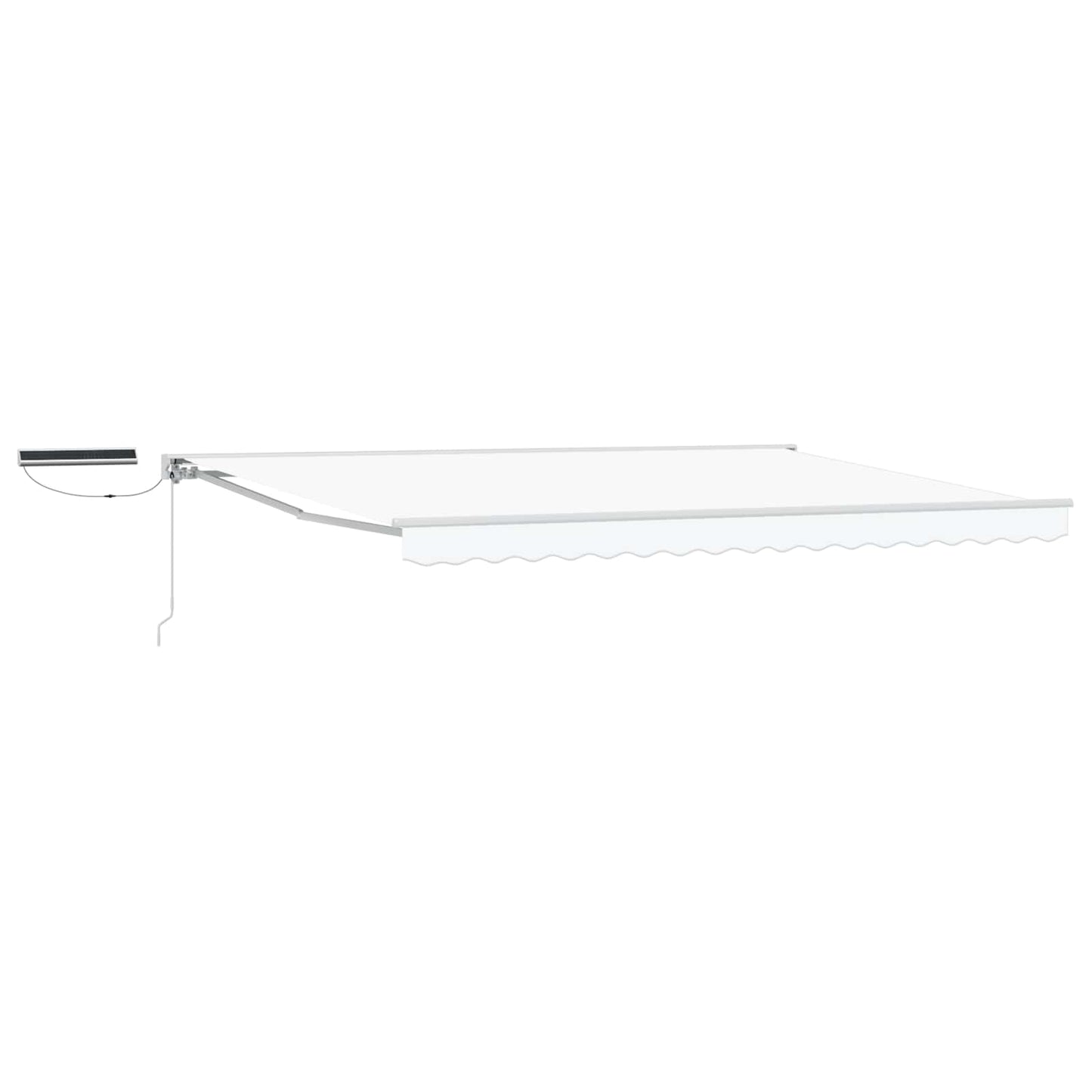 Electric Retractable Awning White 5 x 3 m