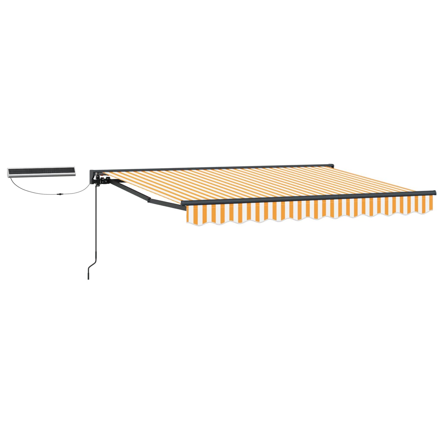 Electric Retractable Awning 3 x 2 m Polyester with PU coating
