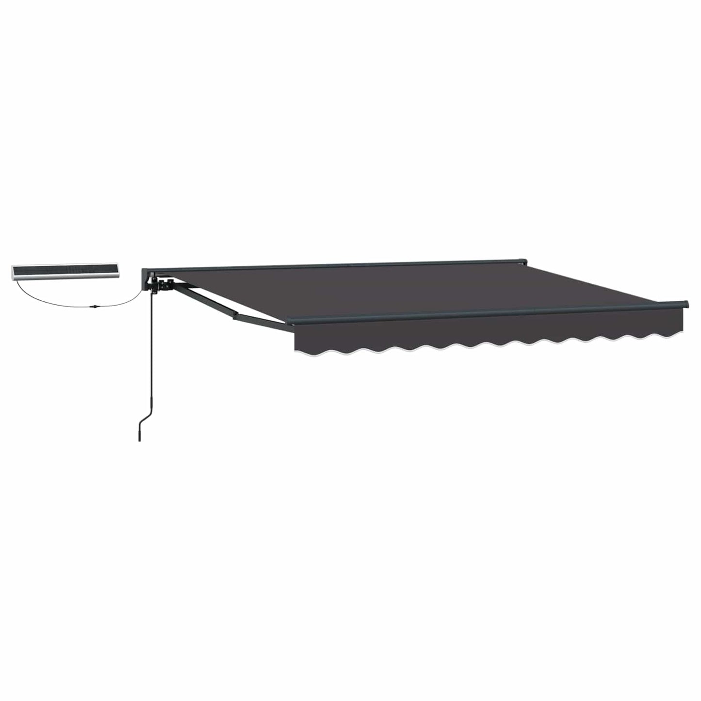 Electric Retractable Awning Anthracite 3 x 2 m