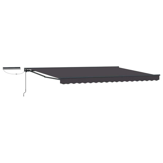 Electric Retractable Awning Anthracite 4 x 2 m