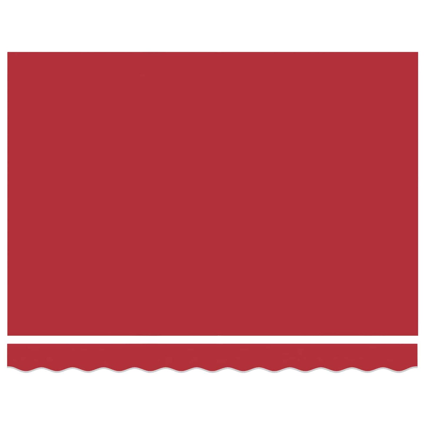 Electric Retractable Awning Red and Anthracite 3.5 x 2.5 m