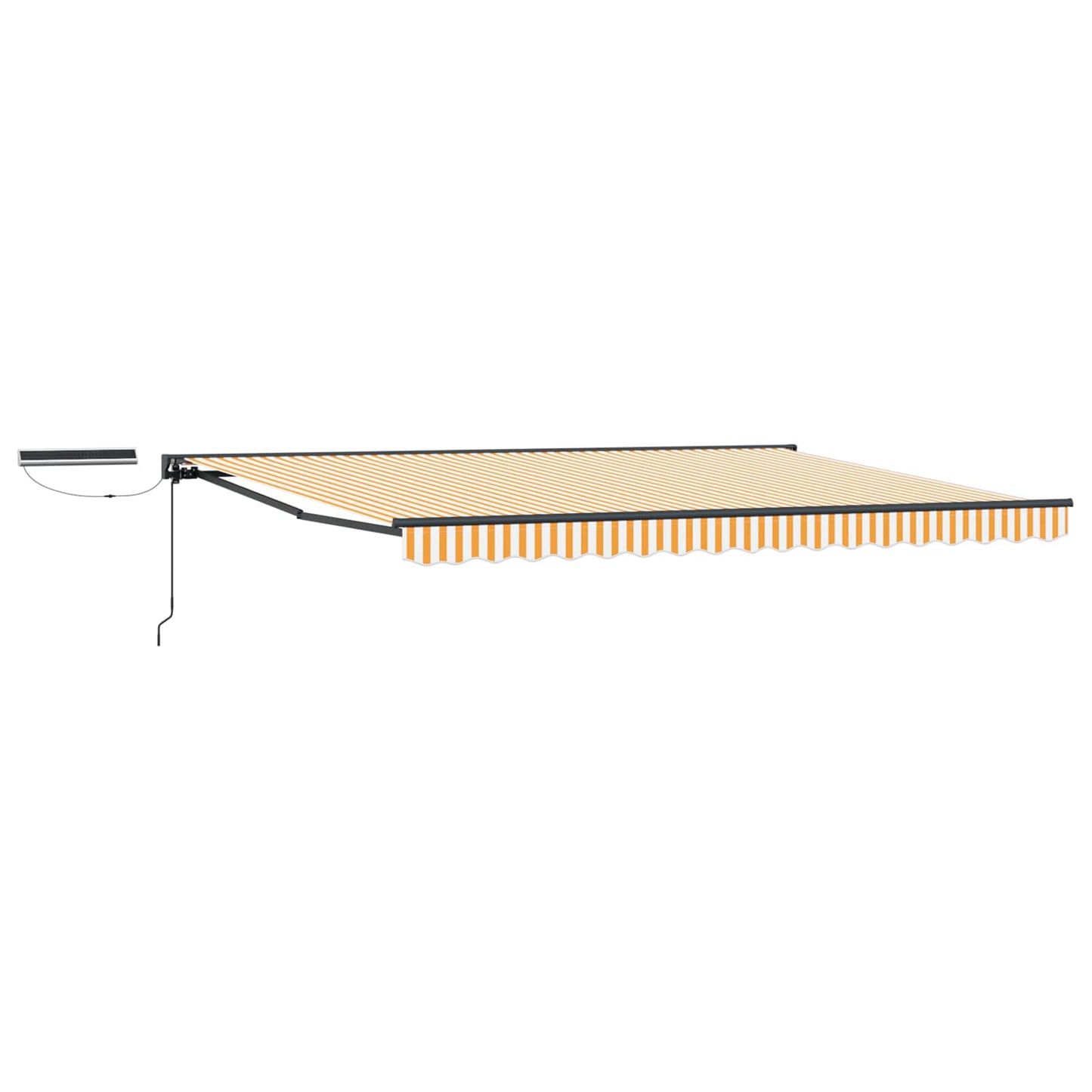 Electric Retractable Awning 4.5 x 3 m Polyester with PU coating