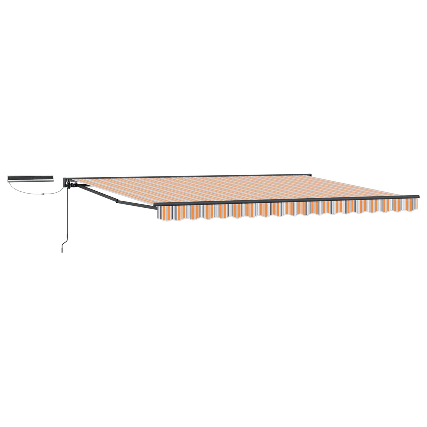 Electric Retractable Awning 4.5 x 3 m Polyester with PU coating