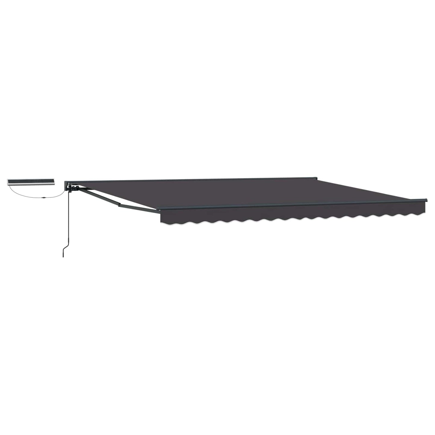 Electric Retractable Awning Anthracite 5 x 3.5 m