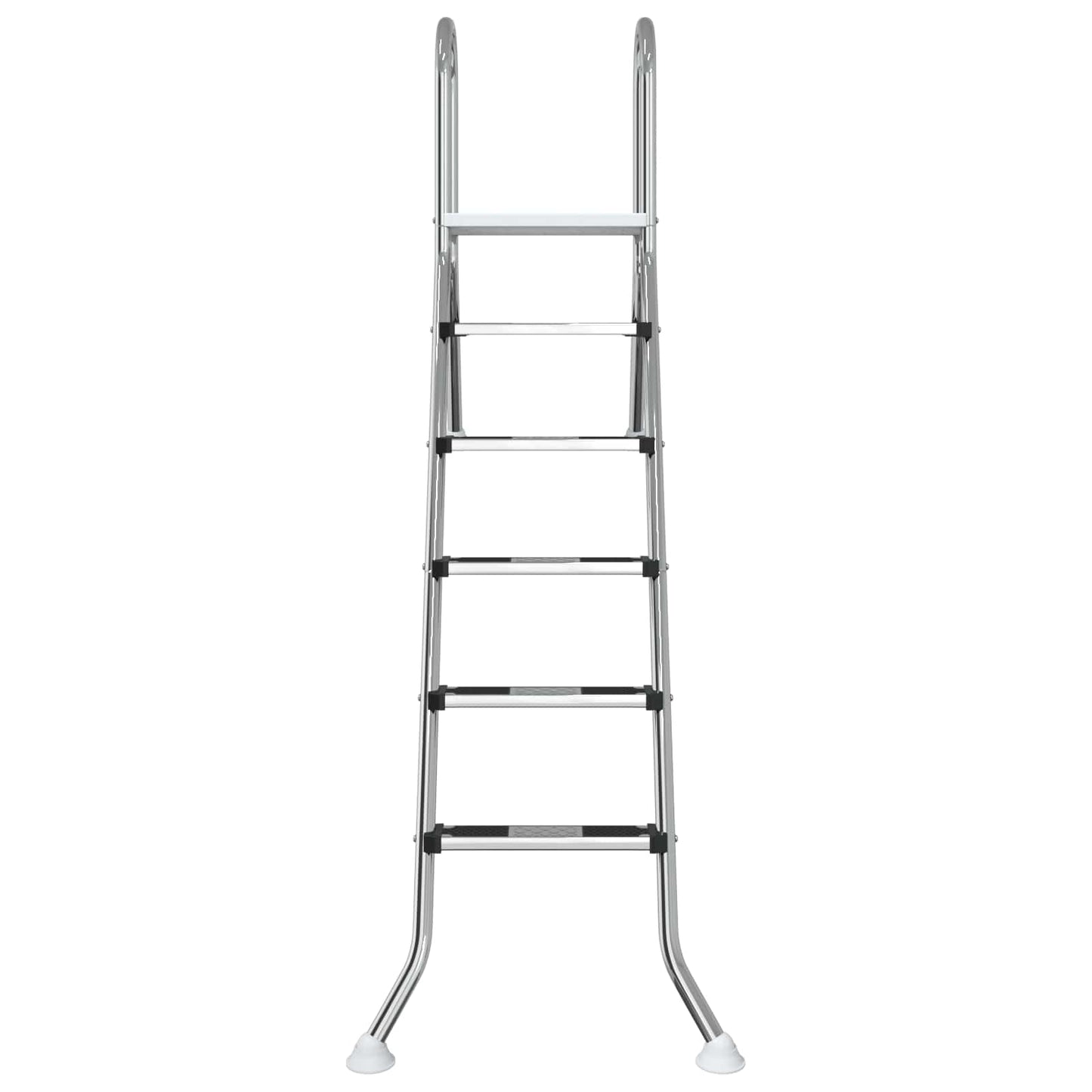Partially in-Ground Pool Ladder 222 x 128 cm 5-Step