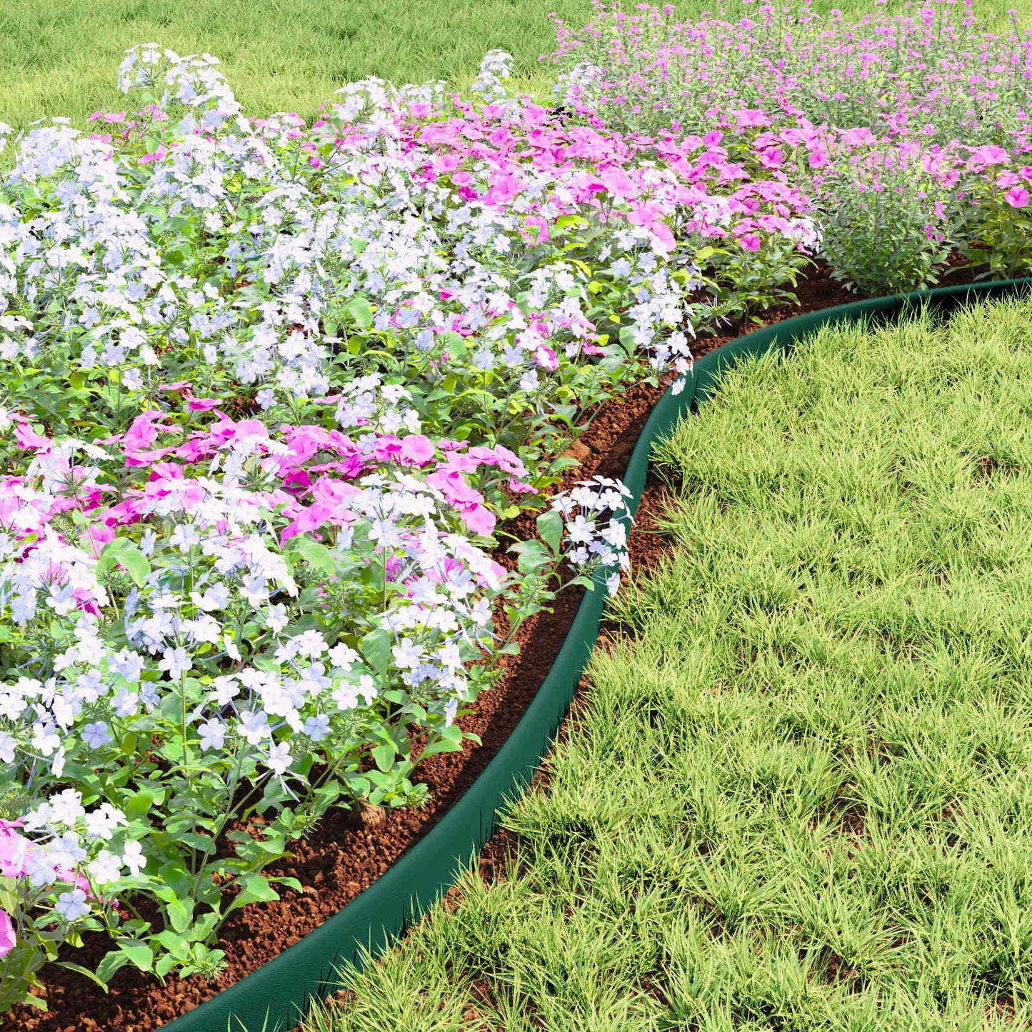 Lawn Edgings Green 3000 x 4 x 5 cm Plastic