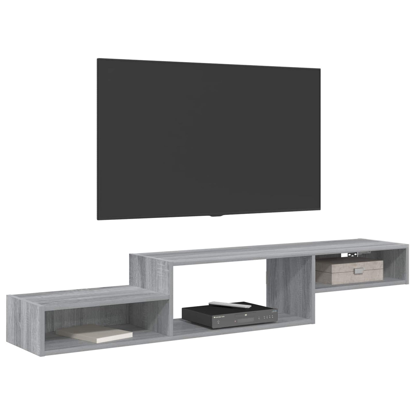 Wall-mounted TV Cabinet Wall-Mounted Grey Sonoma