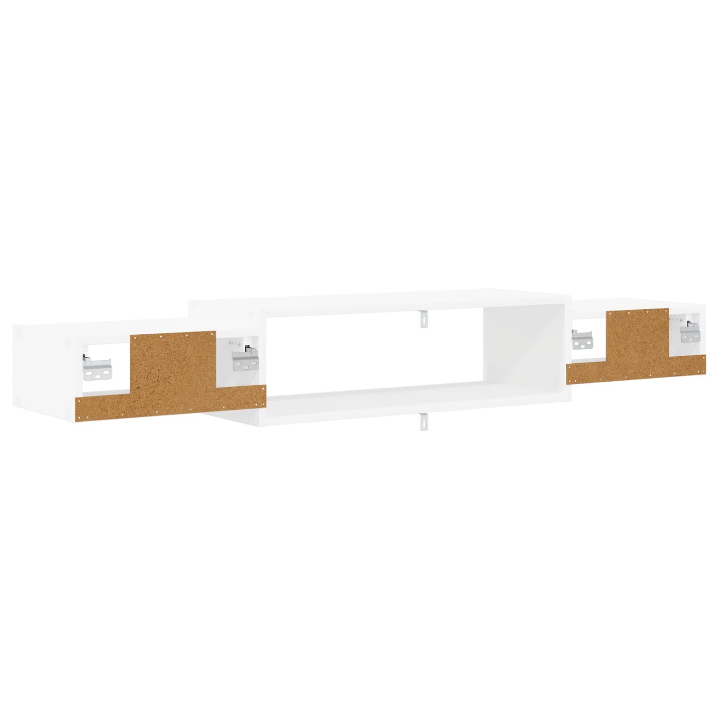 Wall-mounted TV Cabinet Wall-Mounted White 140 x 28 x 21 cm