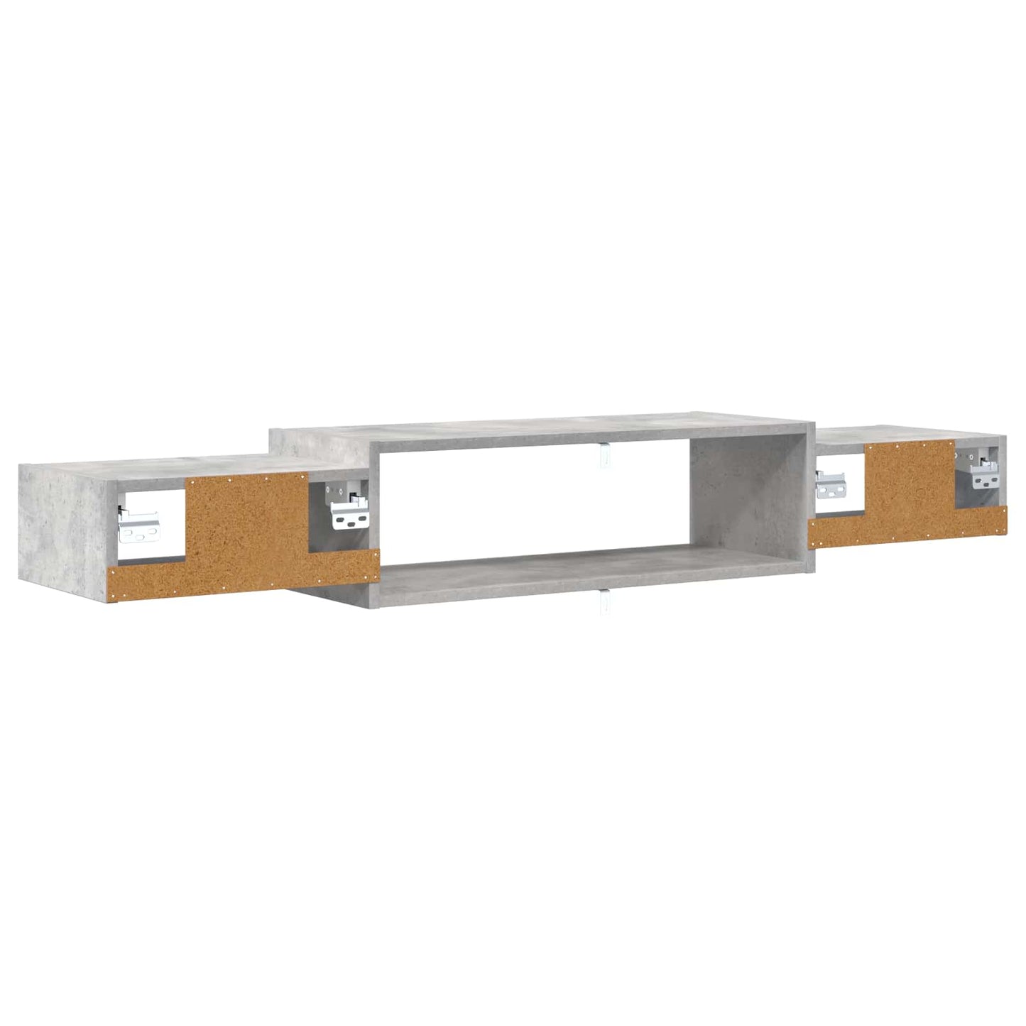 Wall-mounted TV Cabinet Wall-Mounted Concrete Grey