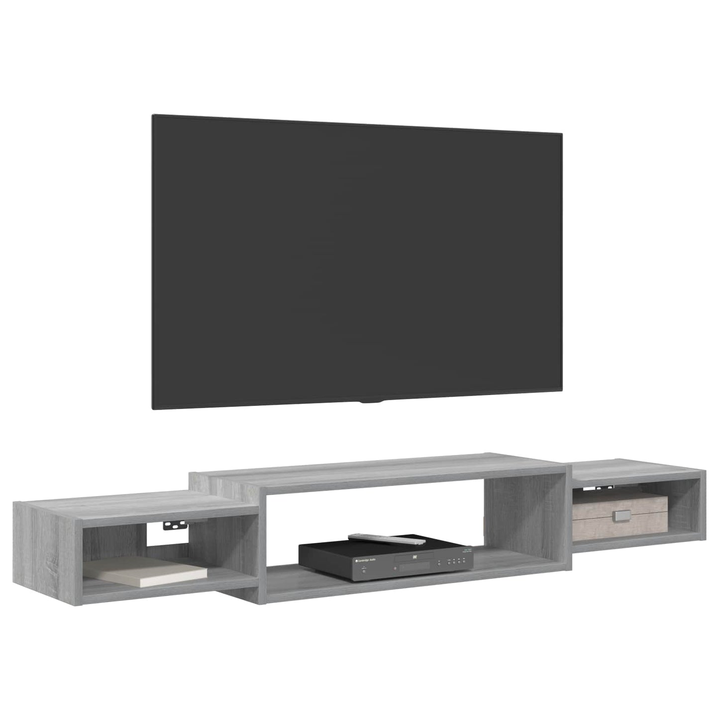 Wall-mounted TV Cabinet Wall-Mounted Grey Sonoma
